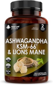 Ashwagandha KSM-66 Lion's Mane